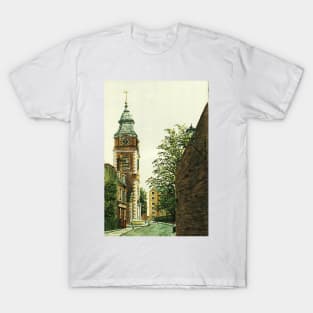 ST JOHNS CHURCH TOWER & THE TURK'S HEAD WAPPING LONDON T-Shirt